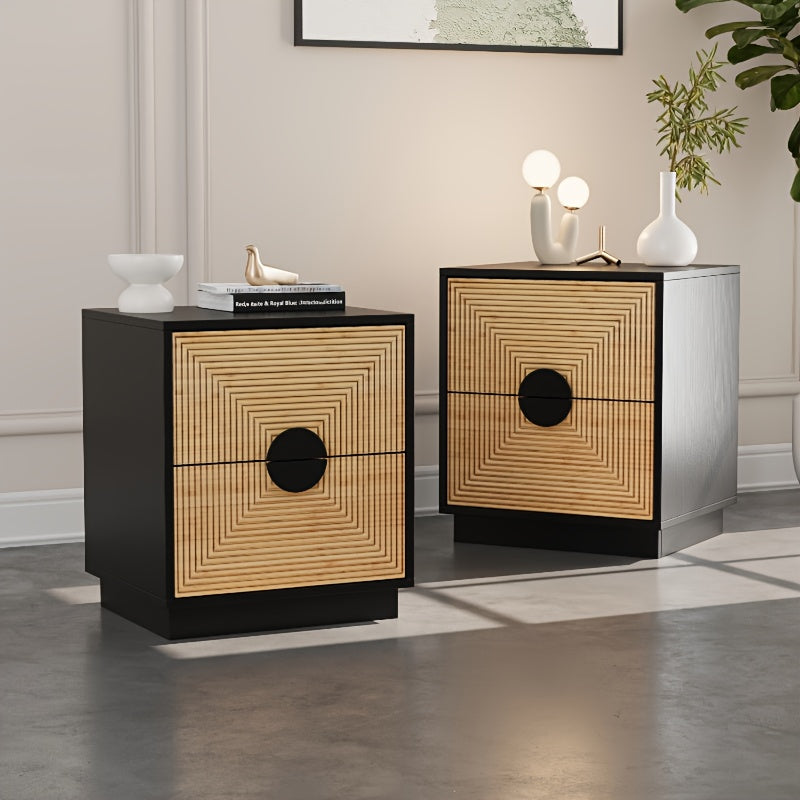 VOWNER 2 - Drawer Nightstand: Modern Design, Build For Durability & Style