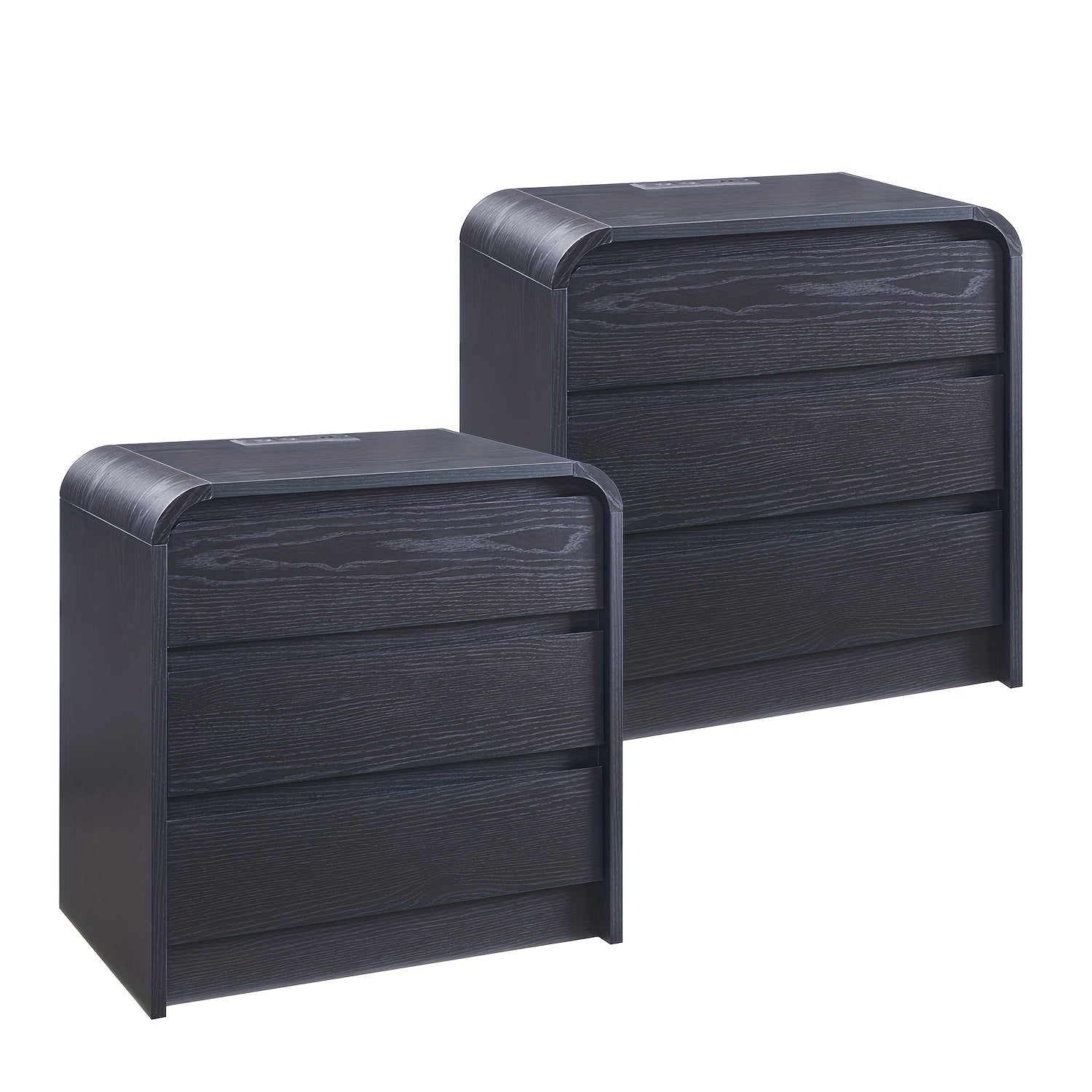 Modern Nightstand, 23.6\