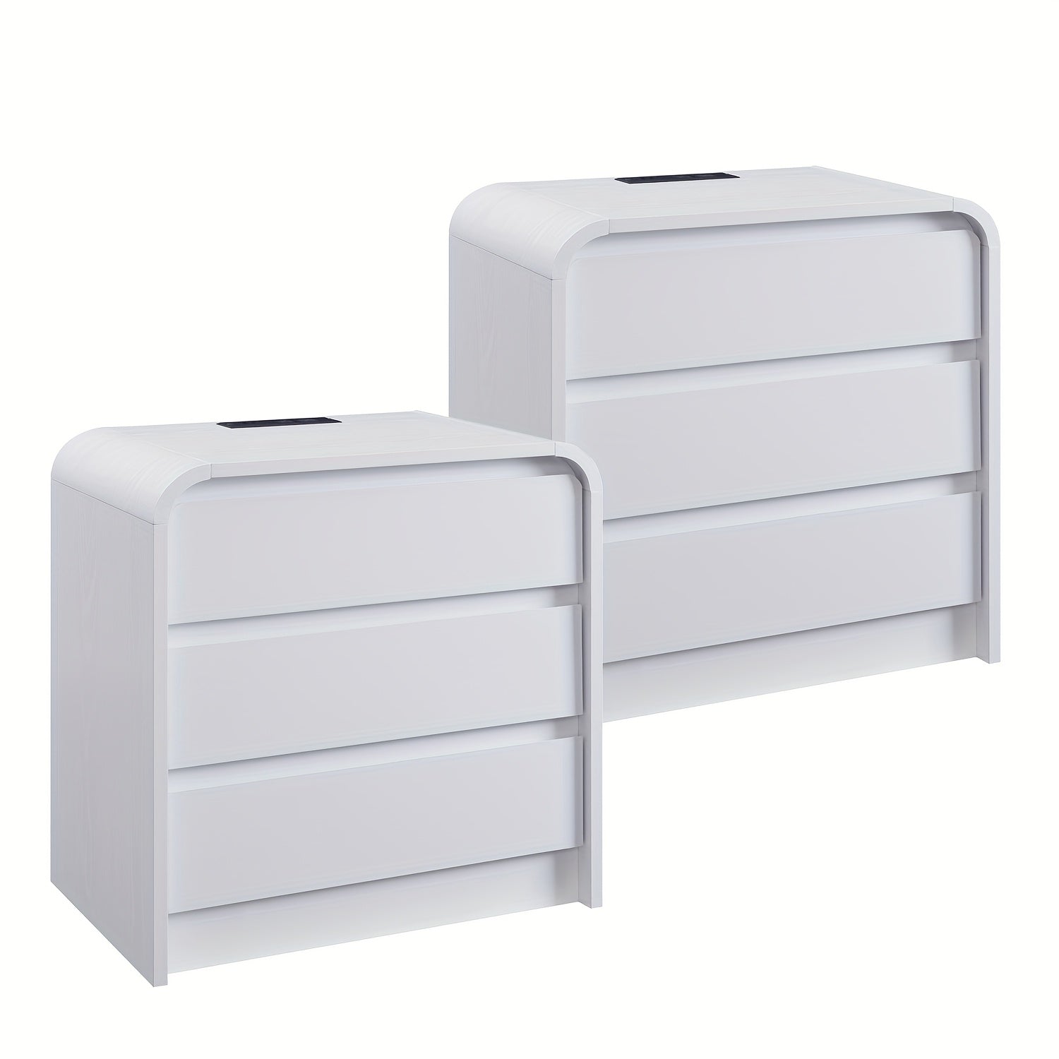 Modern Nightstand, 23.6\